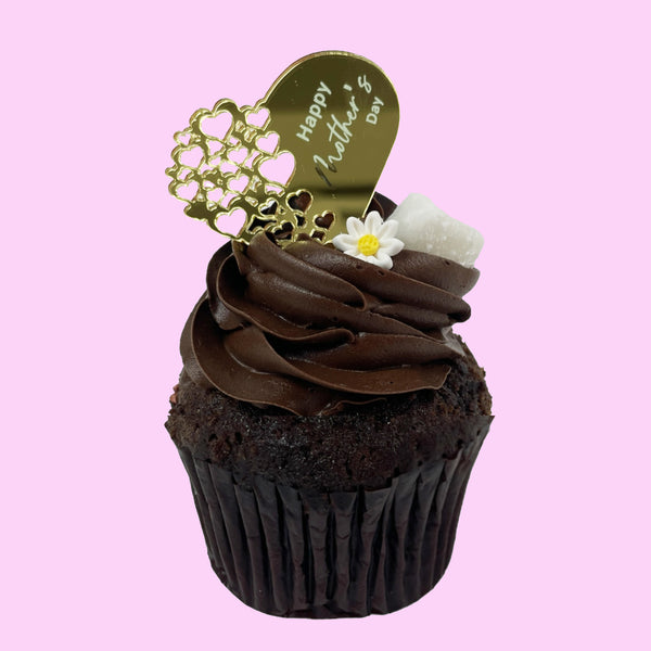 Mother's Day Chocolate Cupcake