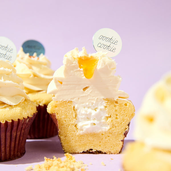 Flavored Cupcake - Passion Fruit Coconut Cupcake