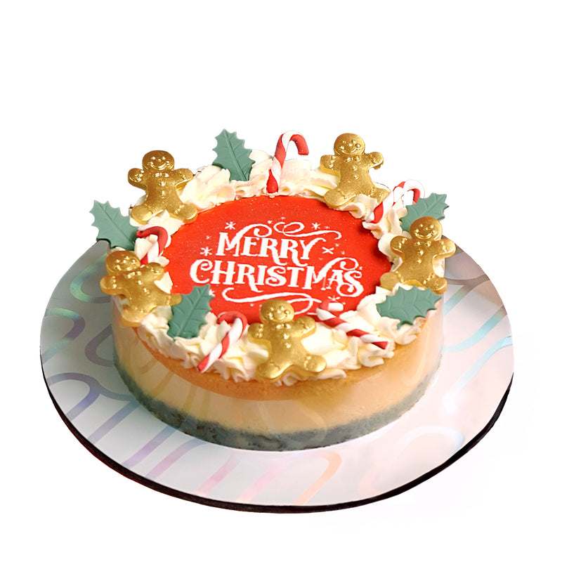 Gingerbread Man Biscoff Cheesecake (5")