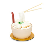 Fishball Noodle Fondant Cake