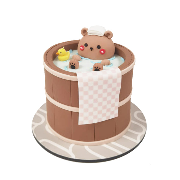 Bear in Hot Tub