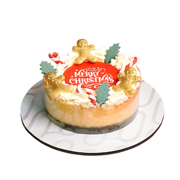 Gingerbread Man Biscoff Cheesecake (5")