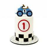 Baby Blue Car Cake
