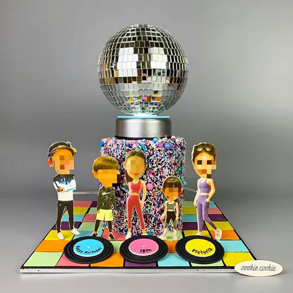 Disco Ball Cake - Family