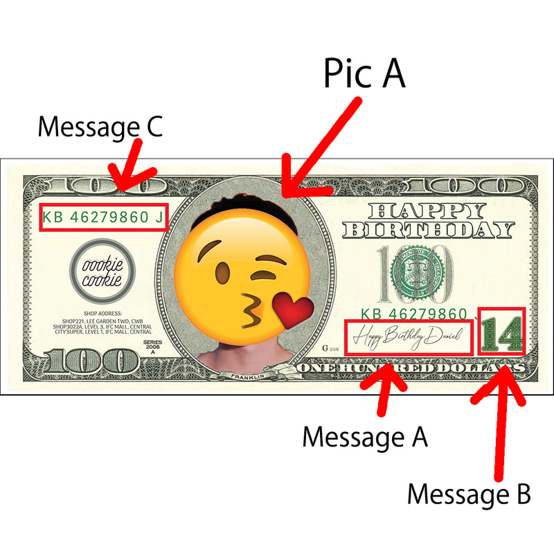 Dollar Bill Cake
