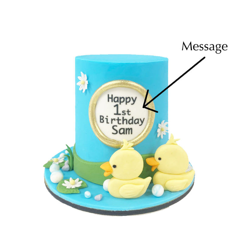 Baby Ducklings Cake