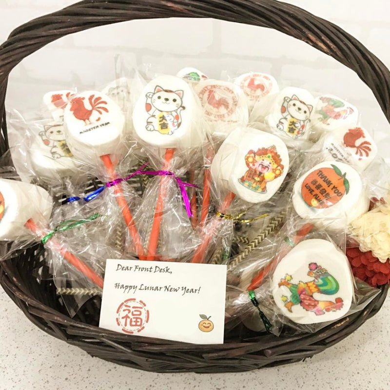 Edible Printed Marshmallow Pops