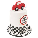 Red Car Fondant Cake