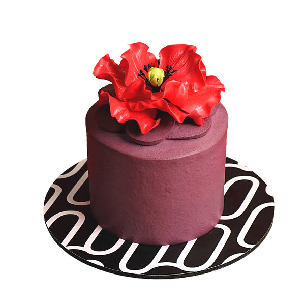 Christmas Valrhona Raspberry Chocolate Cream Cake