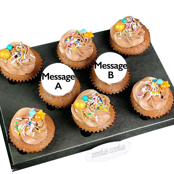 Mini Cupcakes Set - Chocolate Flavor - Oookie Cookie