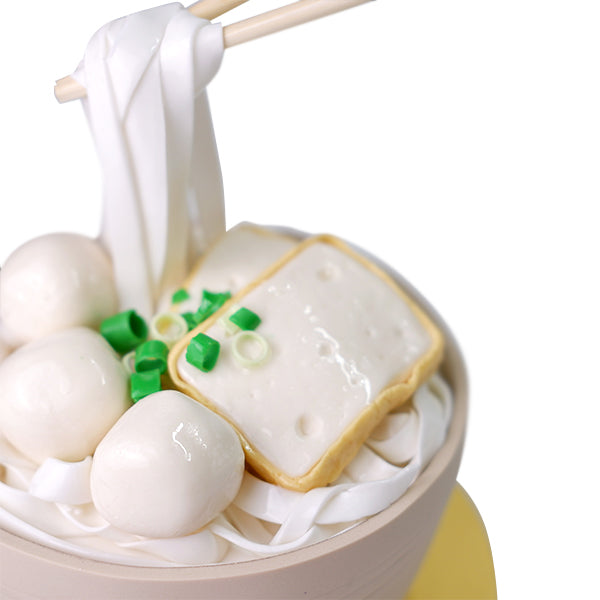 Fishball Noodle Fondant Cake