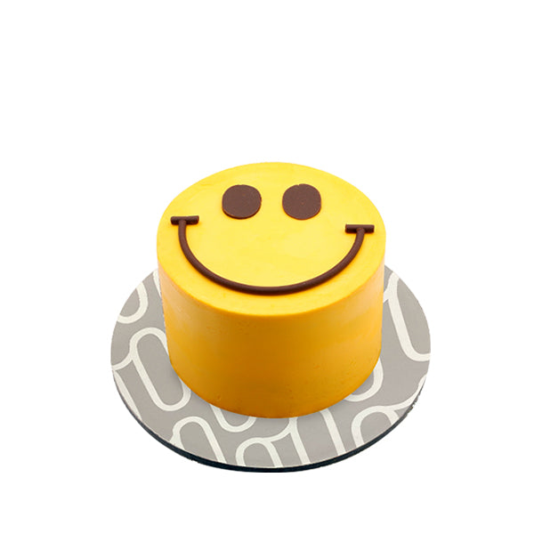 Smiley Face Fondant Cake