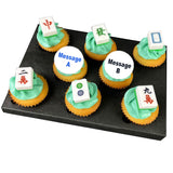 Mah Jong Mini Cupcakes Set