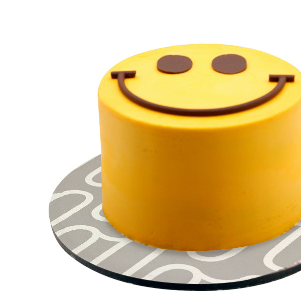 Smiley Face Fondant Cake