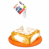 Peanut Butter Toast Fondant Cake - Oookie Cookie