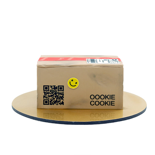 Parcel Fondant Cake - Oookie Cookie