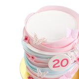 Butterfly Ruffle Cake