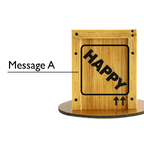 Wooden Crate Cake