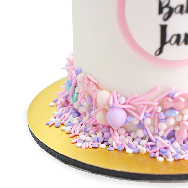 Pinky Sprinkles Cake