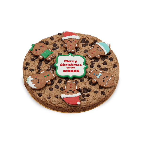 12" Cookie Cake with Gingerbread Babies
