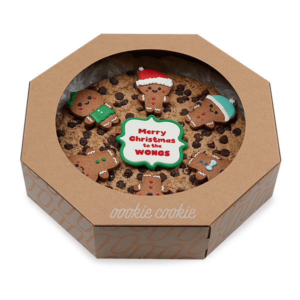12" Cookie Cake with Gingerbread Babies