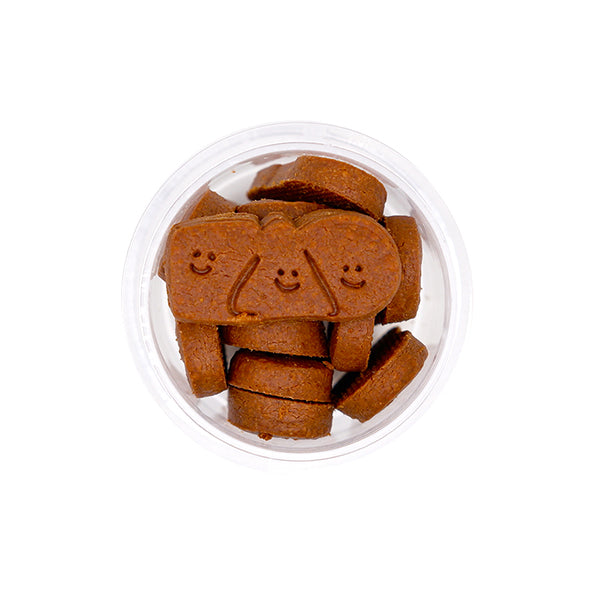 Happy Face Chocolate Shortbread - Oookie Cookie