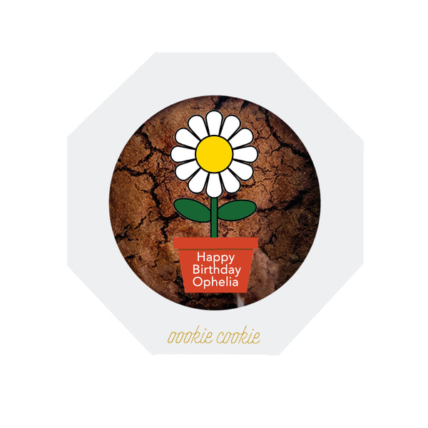 Chewy Cookie - 6" Choco-X *Customized Flower Pot*