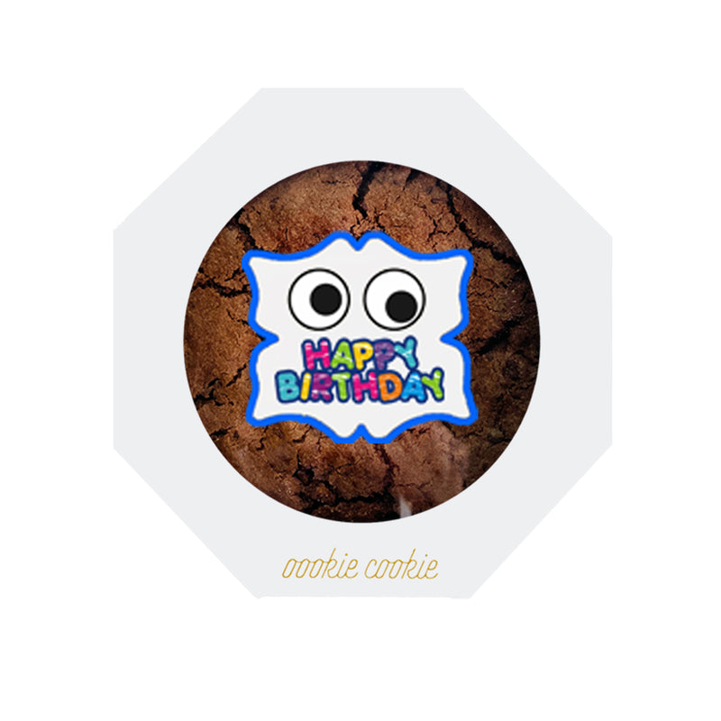 Chewy Cookie - 6" Choco-X *Happy Birthday*