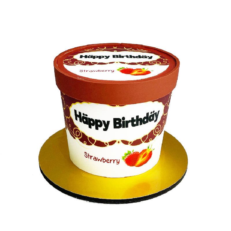 Ice Cream Fondant Cake